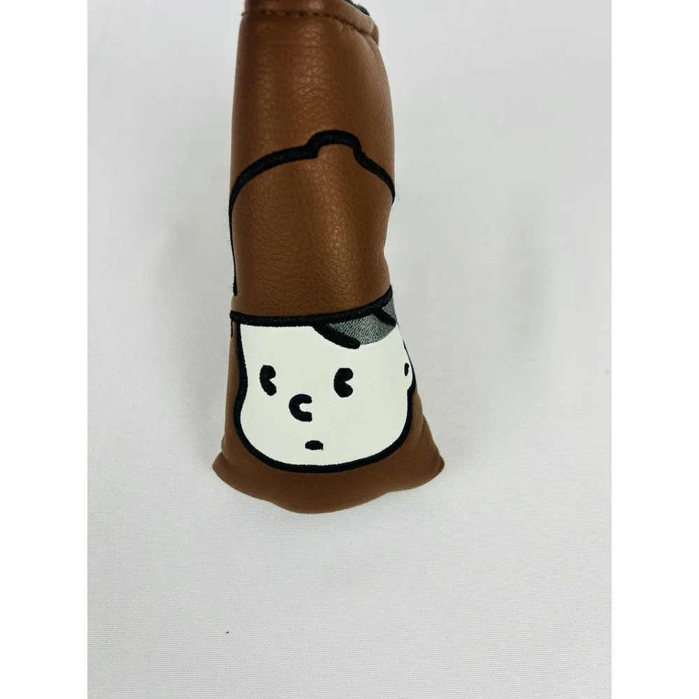 Qiong Golf Putter Cover Q Brown